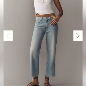 MOTHER Light Blue Ankle Jeans
